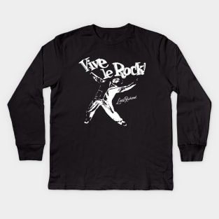 Vive le Rock! Kids Long Sleeve T-Shirt